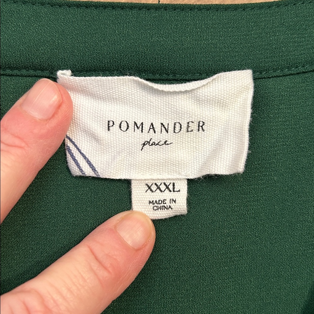 Pomander Place Tuckernuck Emerald Green Tiered Babydoll Mini Dress XXXL 3X
FF - Picture 4 of 13